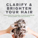 Avalon Organics Clarifying Lemon Shampoo, Removes Buildup to Restore Brightness and Shine, 11 Fluid Ounces