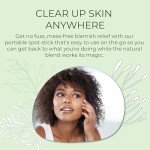 Sea El Kelp Blemish Stick Skincare Pimple Blackhead & Acne Spot Treatment Witch Hazel Rosemary & Tea Tree Oil Serum & Skin Toner for Women & Men, All Skin Types - .33 oz