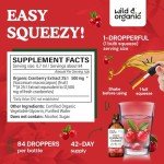 Wild & Organic Cranberry Supplement Drops 12,500 mg - Urinary Tract Support for Women & Men - Pure Cranberry Extract Liquid Supplement - Vegan, Sugar & Alcohol-Free Tincture - 2 fl oz