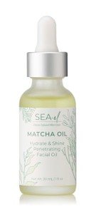 Sea-El Matcha Face Oil Skincare - Hydrating Glow Green Tea & Sea Kelp Facial Oil Blend - Calming & Deeply Penetrating Antioxidant-Rich Moisturizer for Women & Men, Vegan, All Skin Types - 1 Fl Oz