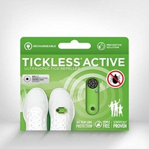 Tickless Active Ultrasonic Tick Repeller - Green