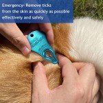 JOTOVO Portable Tick Remover Tool - 3 Pack