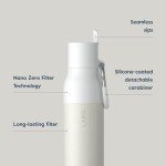LARQ Insulated Water Bottle - 25oz, Granite White