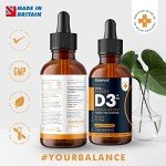 High Strength Vegan D3 + K2 Liquid Drops