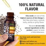 Organic D3 K2 Drops with Omega 3 - 2 Pack