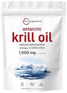 Antarctic Krill Oil Supplement for Pets, 1000mg