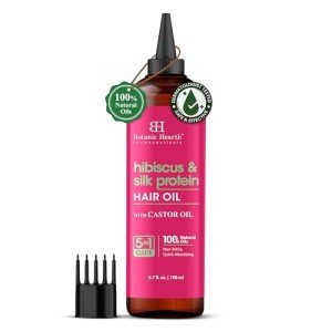 Hibiscus & Silk Protein Hair Oil - Hydrating Treatment