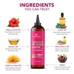 Hibiscus & Silk Protein Hair Oil - Hydrating Treatment