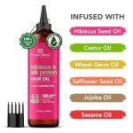 Hibiscus & Silk Protein Hair Oil - Hydrating Treatment