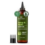 Hemp & Biotin Hair Oil for Thicker, Healthier Hair