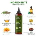 Hemp & Biotin Hair Oil for Thicker, Healthier Hair