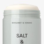 Salt & Stone Natural Deodorant for Women & Men - Bergamot & Hinoki | Extra Strength Natural Deodorant | Aluminum Free with Probiotics, Seaweed Extracts & Shea Butter (2.6 oz)