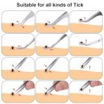 3-Piece Stainless Steel Tick Remover Tool Set