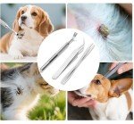3-Piece Stainless Steel Tick Remover Tool Set