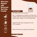 Pure Moroccan Red Clay – Deep Cleansing Mask