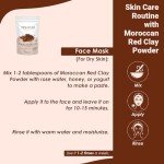 Pure Moroccan Red Clay – Deep Cleansing Mask