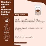 Pure Moroccan Red Clay – Deep Cleansing Mask