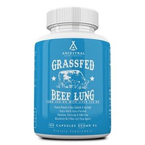 Grass Fed Beef Lung and Liver Supplement, 180 Capsules