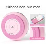 Pawaii Stainless Steel Dog Bowl with Non-Slip Rubber Base & Double Wall Insulation - Durable Design | Includes ID Tag | Dishwasher Safe Food & Water Bowl for All Dogs (34oz)