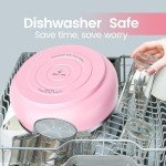 Pawaii Stainless Steel Dog Bowl with Non-Slip Rubber Base & Double Wall Insulation - Durable Design | Includes ID Tag | Dishwasher Safe Food & Water Bowl for All Dogs (34oz)