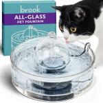Automatic Glass Pet Fountain for Cats and Small Dogs