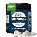 Four Leaf Rover Gut Guard - Dog Probiotics, Prebiotics, and Organic Herbs for Gut Health and Immune Support - Veterinarian Formulated - 30 Day Large Dog Supply