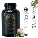 Activated Coconut Charcoal Capsules - Vegan & Organic
