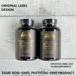 Activated Coconut Charcoal Capsules - Vegan & Organic