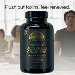 Activated Coconut Charcoal Capsules - Vegan & Organic