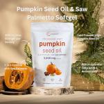 Pumpkin Seed Oil & Saw Palmetto Softgels, 3000mg