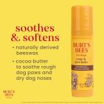 Burt's Bees for Pets Nose and Paw Balm with Beeswax and Cocoa Butter,100% Natural Origin Formulas, Dog Paw Pad Balm, Paw Moisturizer for Dogs, Dog Nose Balm