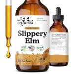 Organic Slippery Elm Drops for Lung & Digestive Health