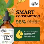 Organic Slippery Elm Drops for Lung & Digestive Health