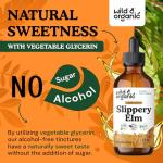 Organic Slippery Elm Drops for Lung & Digestive Health