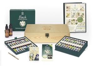 Complete Bach Flower Remedy Kit with Wooden Case