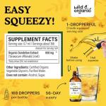 Wild & Organic Dandelion Root Extract Drops - Liver Cleanse Detox Support - Dandelion Tincture for Liver Health - Vegan, Sugar & Alcohol-Free Liquid Supplement - 4 fl oz