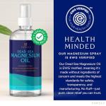 Magnesium Oil Spray, Ultra Absorbent High Strength Dead Sea Magnesium, 12oz, for Better Sleep and Muscle Relaxation