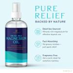Magnesium Oil Spray, Ultra Absorbent High Strength Dead Sea Magnesium, 12oz, for Better Sleep and Muscle Relaxation