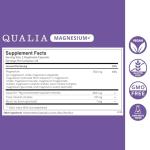 QUALIA MAGNESIUM+ | Doctor-Formulated Premium Magnesium Formula | High Bioavailability From 9 Forms Of Magnesium & 70+ Minerals | Relax Mood, Calm Nervous System, Muscle Relaxation & Exercise Recovery