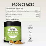 Four Leaf Rover Hip & Joint - Mobility & Joint Support with Glucosamine and Chondroitin for Dogs, 2.4 oz - 22 to 60 Day Supply, Depending on Dog’s Weight - Vet Formulated - Easy to Mix - Delicious