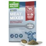 FOUR LEAF ROVER Meat Mixer - Premium Dog Food Base Mix for Homemade Dog Food - Easy to Prepare, Serve Cooked or Raw, with Grass-Finished Beef and Organic Greens - Grain Free 2.73 lbs