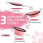 Travel-Friendly Collapsible Dog Bowls, 2-Pack