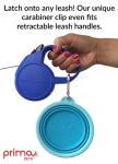 Collapsible Silicone Travel Bowl for Pets (Aqua)