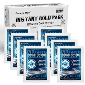 Instant Cold Packs for Pain Relief – 8 Packs