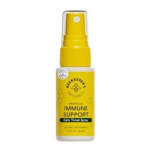 Propolis Throat Spray by Beekeeper's Naturals - 95% Bee Propolis Extract, Natural Immune Support & Sore Throat Relief - Antioxidants, Keto, Paleo, Gluten-Free (1.06 oz)(Pack of 1)