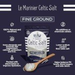 Le Marinier French Sea Salt Fine Ground, 1.1lb - 18oz. Mineral Rich. 100% Natural and Unrefined. Sea Salt Organic Vital Minerals Fine. Hand Harvested Mineral Salt (1.1lb Fine Ground)