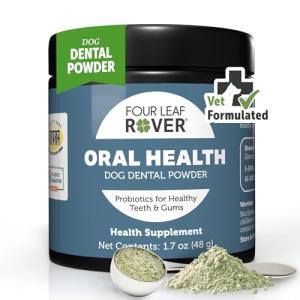 Four Leaf Rover Dog Dental Powder for Fresh Breath