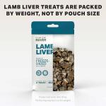 Four Leaf Rover Lamb Dog Treats - Freeze-Dried Liver