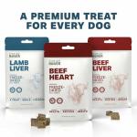 Beef Heart Dog Treats - Grass-Finished Raw Snack