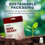 Beef Heart Dog Treats - Grass-Finished Raw Snack